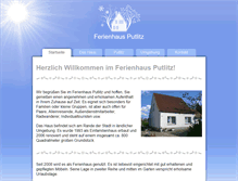 Tablet Screenshot of ferienhaus-putlitz.de